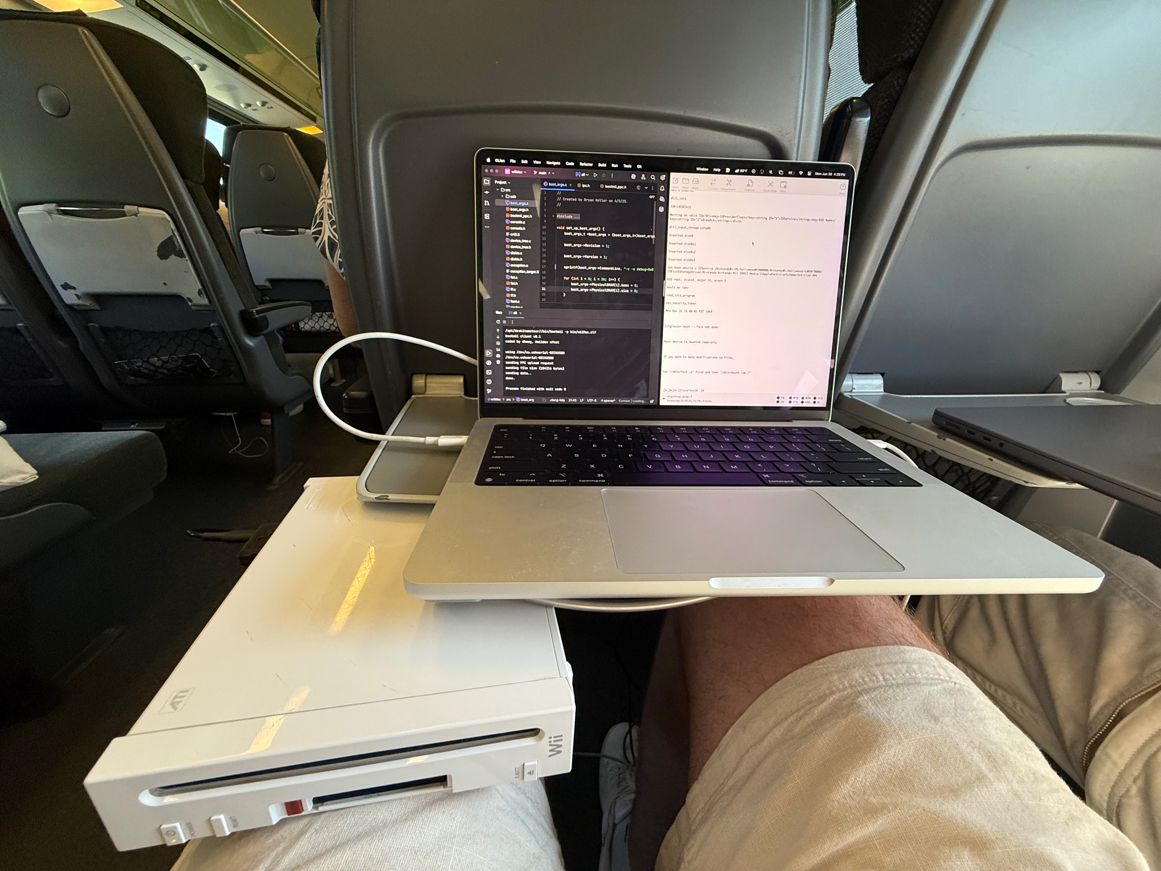 Getting past "Still waiting for root device” while traveling on a train