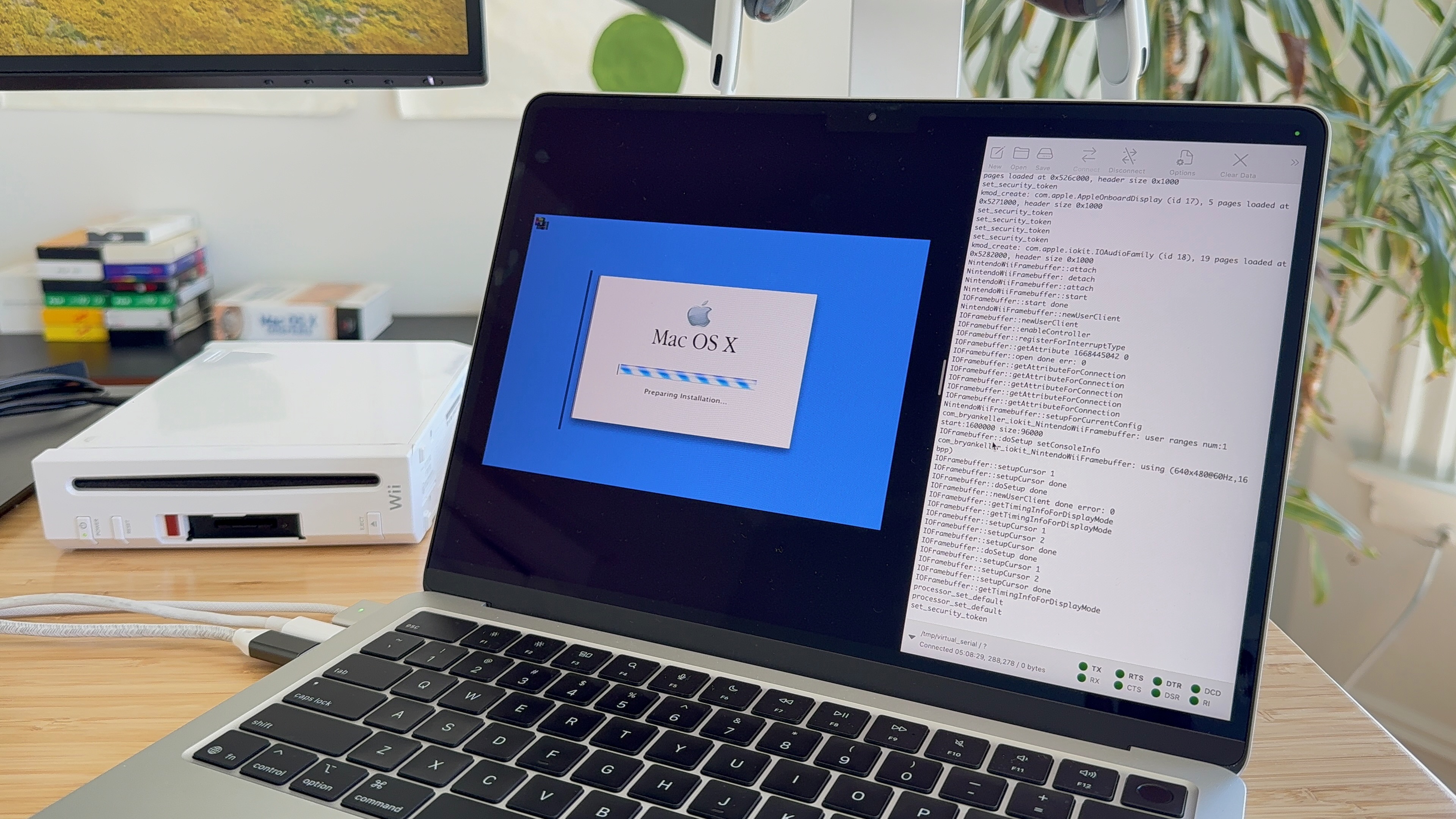 Mac OS X installer with correct colors