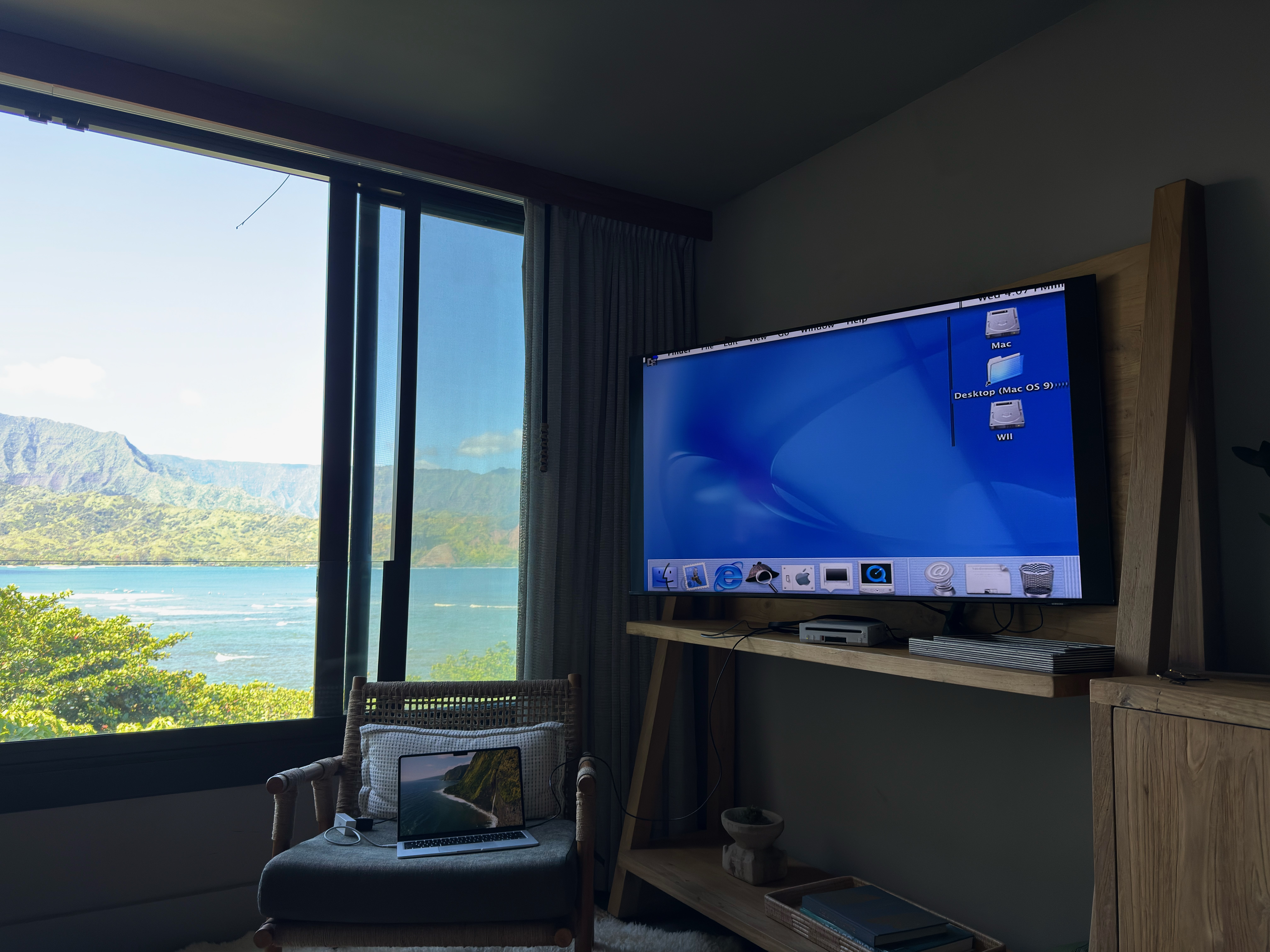 Booted to the Mac OS X desktop