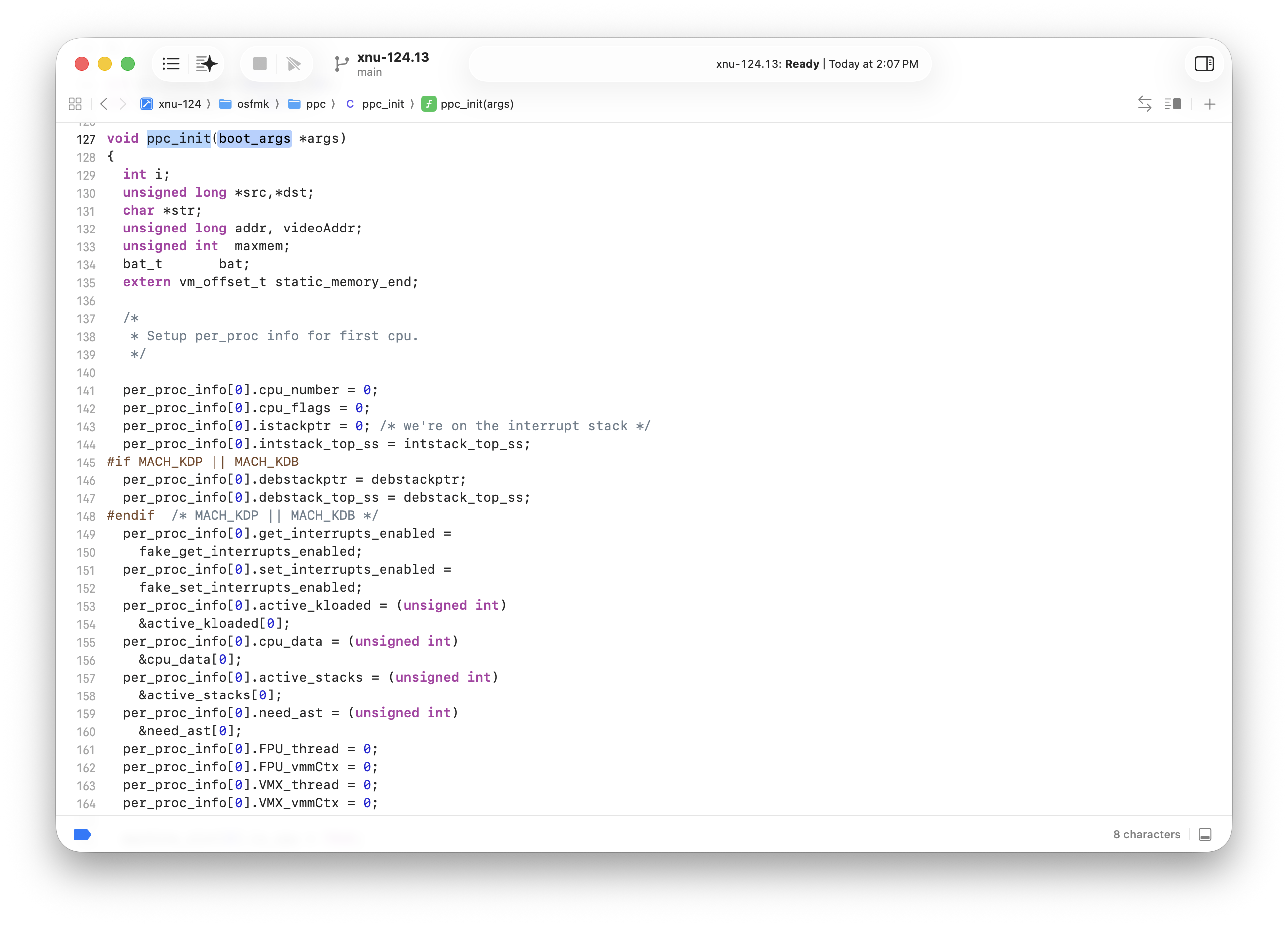 Xcode Screenshot